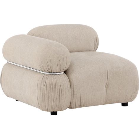 Module Canapé d'Angle Droit "Mika" 95cm Beige (1/5)