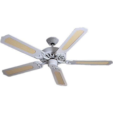 Helios DVAW 130 Deckenventilator 5-Batt-Laufrad, 1300mm, 65W, 230V, antik, Weiß (1/2)