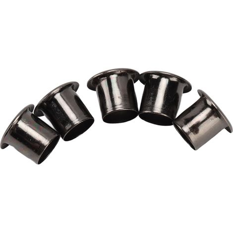 100 œillets métalliques à rivets, trous intérieurs ronds, trous d'aération, accessoires de bricolage en cuir, 7 mm / 0,28 po (1/5)