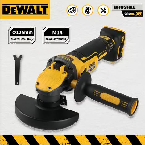 DEWALT DCG409 Smerigliatrice 18V XR brushless 125mm senza fili, kit con batteria e caricabatterie, ristrutturazione casa ferro battuto cancelli e ringhiere (1/5)