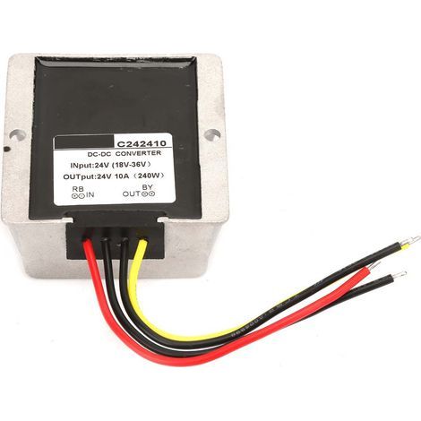 Automatischer Aufwärts-/Abwärtswandler 18-36V auf 24V, Boost/Buck-Spannungsreglermodul (10A) (1/5)