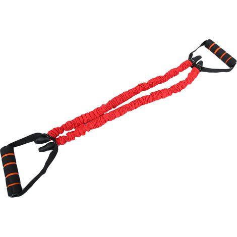 Corde de traction élastique pour rééducation après AVC, bande de résistance longue rouge 40LB, entraînement fitness des seniors, extenseur musculaire à usage thérapeutique (1/5)
