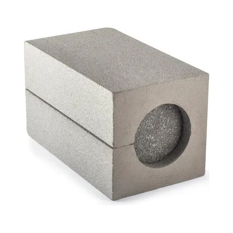 Premium Montageblock für Neubau Ø180 für Mauerstärken von 366 mm bis 500 mm - Leaf Ventilation - 701053