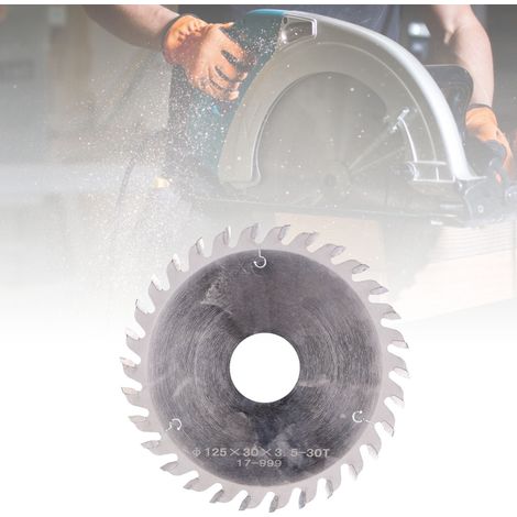 Lame de scie en alliage pour le travail du bois 125303,5-30T, lame de scie en alliage à 30 dents, lame pour fraisage et rainurage vertical (1/5)