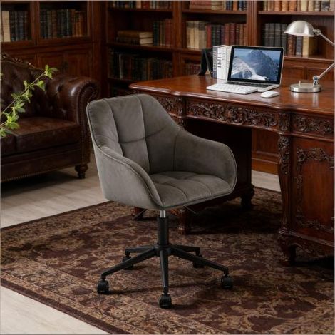 Fauteuil de salon, Chaise de bureau à domicile, Chaise de coiffeuse classique, Chaise pivotante, Chaise de bureau (Chaise de bureau uniquement)