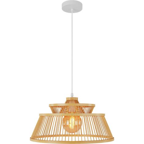 Lámpara colgante de bambú natural 36 cm - Tahaa