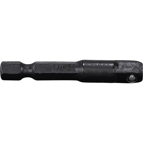 Makita – D74740 Adaptateur clé à douille 50 mm 1/4'' – Pour visseuses à percussion – Compatible douilles à choc carrées – Longueur 50 mm (1/5)