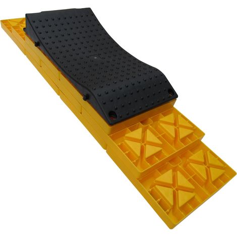 Motorhome Levelling Blocks 9pc (Ramps Outdoor Caravan Heavy Duty Camper Tyre Saver & Storage Bag) (1/5)