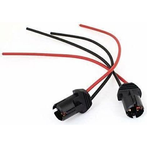TrAdE Shop Traesio - Set Coppia Portalampada Supporto Attacco T10 W5w Presa Connettore Lampada Led - (1/2)