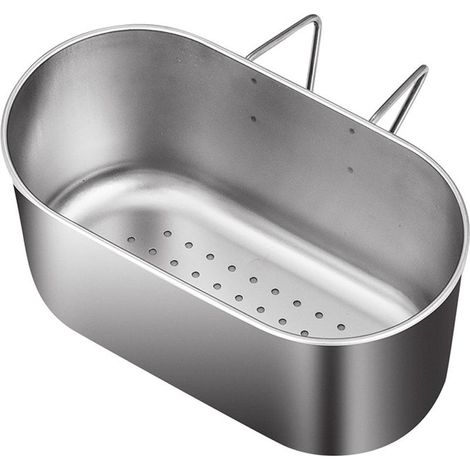 Panier de Filtre Évier Inox Multifonction pour Cuisine et Salle de Bain avec Support de Raccordement (1/5)