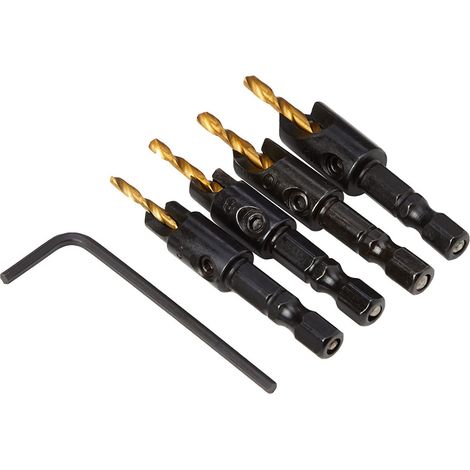 MAKITA D-73455 (4pc) Countersink drill bit set 3-6mm (1/3)