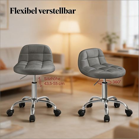 Chaise de vie moderne,chaise de bureau,tabouret de bureau avec roulettes,chaise de maquillage pivotante pour ordinateur (chaises uniquement)