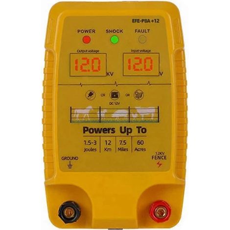 Nouveau contrôleur de clôture à impulsions électroniques 12V pour animaux, bétail et pâturages - Dispositif de berger (1/5)