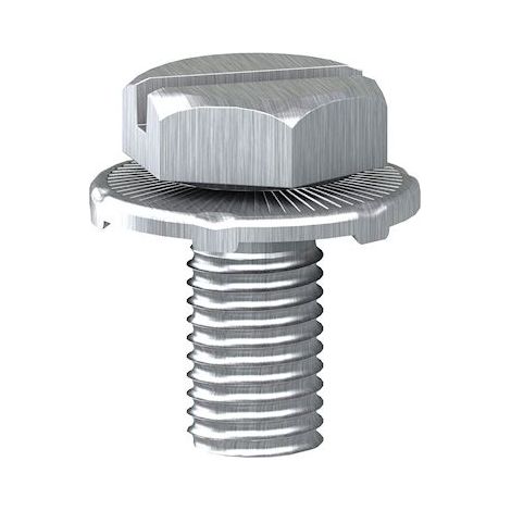 vis avec rondelle - tête h fendue - 4 x 10 mm - thalassa - boite de 100 - schneider electric af1va410