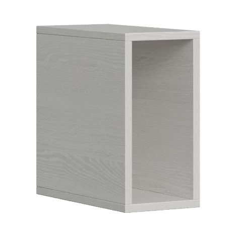 Mobile Pensile a Giorno 20x40x39,5 cm Bianco Frassino