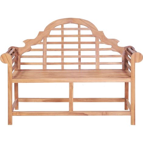 Maison Exclusive - Banco de jardín madera maciza de teca 127x58,5 (1/5)
