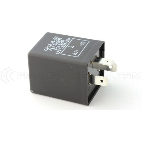 Relais CF13 JL-02 Clignotant LED 12V Flasher Moto Voiture 12V 0.02A à 20A Grand modèle (1/5)