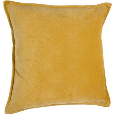 Coussin coloris ocre - Dim : 45 x 45 cm