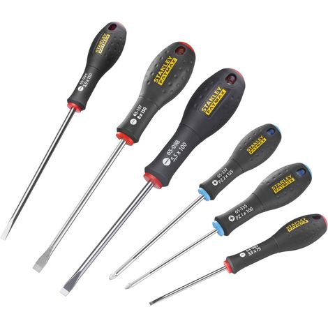 Tournevis T+Ph lot de 6 avec poignée en caoutchouc Cushion Grip 0-65-007 Stanley