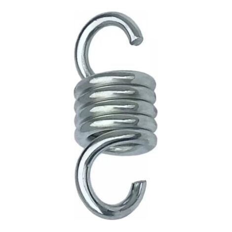 Ressorts de hamac - Acier galvanisé trempé - Pour suspendre des chaises hamac et des balançoires - Capacité de traction 500 kg (1/2)