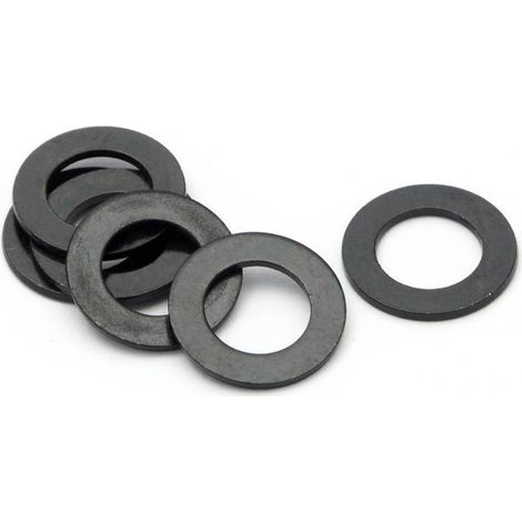 WASHER 7 X 12 X 0.8MM (6PCS/BLACK)