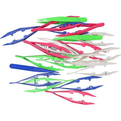 20 pinces à perles multifonctions DIY, antidérapantes, légères et durables en plastique pour projets de perlage et loisirs créatifs (1/5)