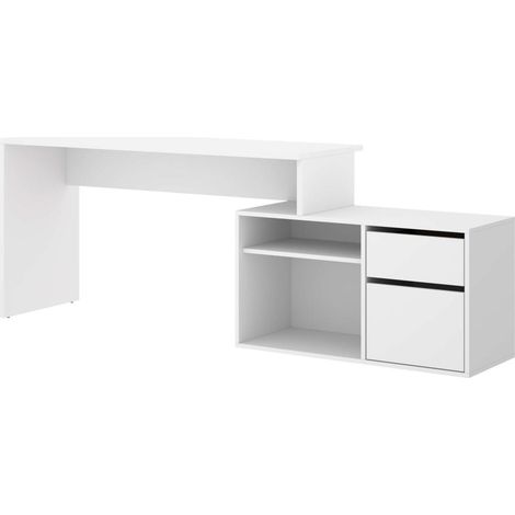 Mesa de despacho Santa Elena en blanco, 75 cm(alto)139 cm(ancho)50 cm(fondo) (1/5)