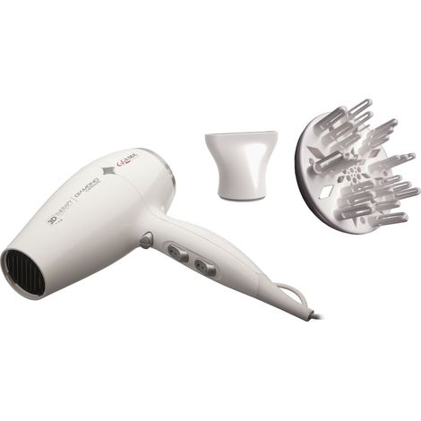 GA.MA Diamond Caramic Ion Haartrockner 2200 W Weiß