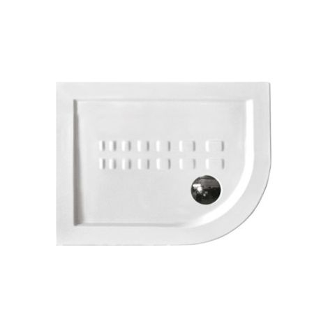 Piatto doccia 72x90 h.5,5 angolare destro in ceramica bianco (1/2)