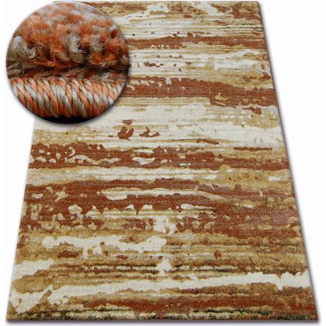 Tapis SHADOW 9368 doré / rouillé brown 140x190 cm