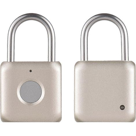 Cadenas à empreinte digitale multifonctionnel intelligent sans mot de passe, étanche IPX2