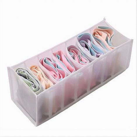 Cleafe - Organizer Organizzatore Per Armadio Cassetti Mobile Pieghevole 7 Scomparti 87407 - (1/3)
