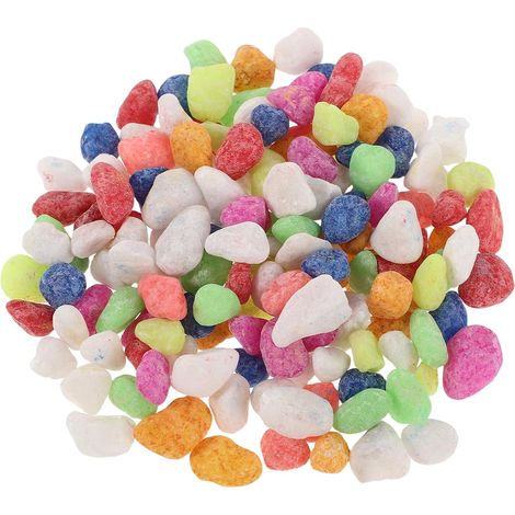 Galets Colorés Décoratifs Pierres Lisses pour Aquarium Pots de Fleurs Intérieurs Décoration de Jardin et Terrarium Gravier Résistant et Polyvalent pour Plantes Intérieur et Bassins (1/5)