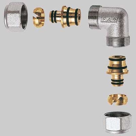 GOMITO DOPPIO CROMATO FAR COMPLETO - 1" x 32 x 3