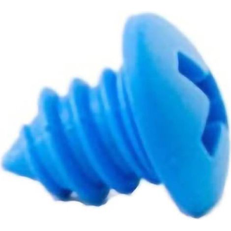 Bouchon à vis en silicone pour bouteilles de boisson, bouchon de vin étanche, idéal pour fêtes et jours fériés, bleu clair.
