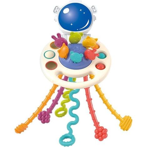 Montessori Jouet d activité sensoriel pour bébé et tout petits Motricité fine coordination œil main et développement sensoriel (1/2)