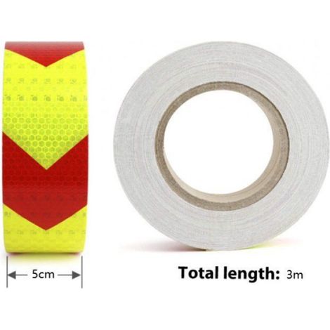 Ruban réfléchissant - Bande réfléchissante - PET - Autocollant - Imperméable - Ruban de sécurité - Bandes réfléchissantes Femeo (1/5)