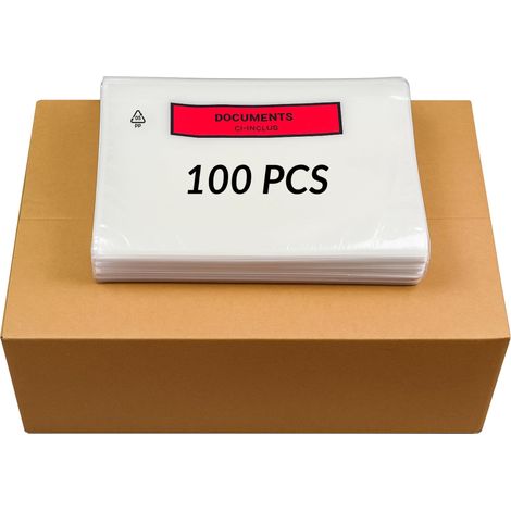 Pochette porte document A5 de fabrication Française Enveloppe plastique expédition Pochette d Expédition pour Colis Enveloppe (1/5)