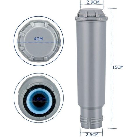 Packung mit 2 Filterkartuschen für Melitta/Krups Claris F088 F088 01/Siemens TCZ60003/AEG/Neff/Bosch TCZ6003 Kaffeemaschinen (1/4)