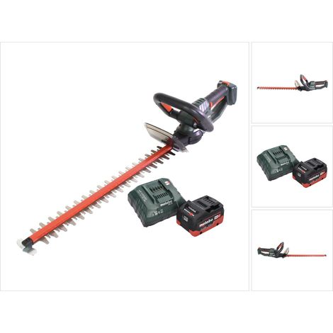 Metabo HS 18 LTX 55 Akku Heckenschere 18 V 53 cm + 1x Akku 5,5 Ah + Ladegerät