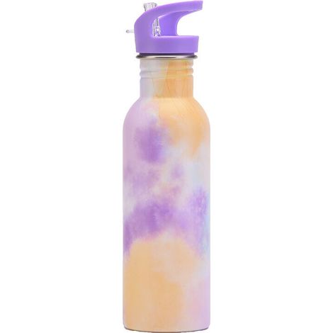 750 ml tragbarer Edelstahl-Trinkbecher mit Strohhalm (einwandig) (1/5)