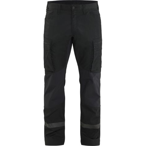 Pantalon de travail maintenance stretch - Noir XS - FR(38) - SE(C44) - Courtes