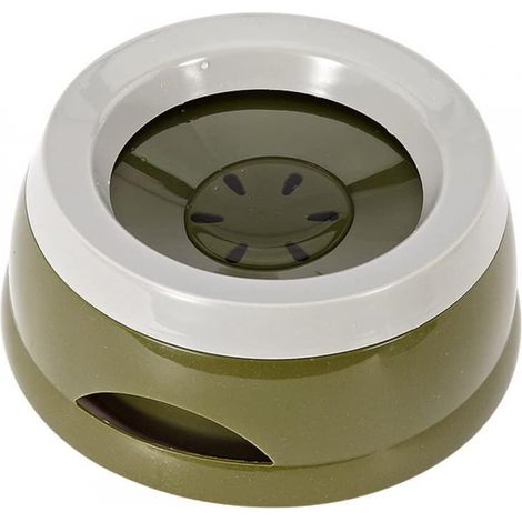 1 paquete de cuenco para perros a prueba de derrames, cuenco de agua para perros, verde, cuenco dispensador de alimentación lenta, cuenco de agua para perros/gatos/mascotas (1/5)