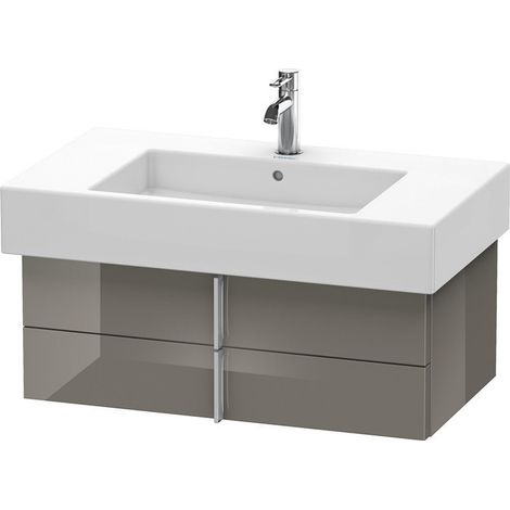 Meuble sous-vasque VERO 446x800x298mm flanelle gris brillant