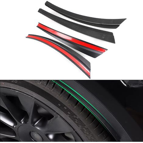 Suitable for Tesla Model Y mudguards, no-drill wheel arches, mud and sand protection automotive modification parts (1/5)