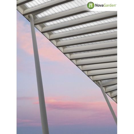 Malla sombreo ocultaci贸n 90% blanca 2x100m