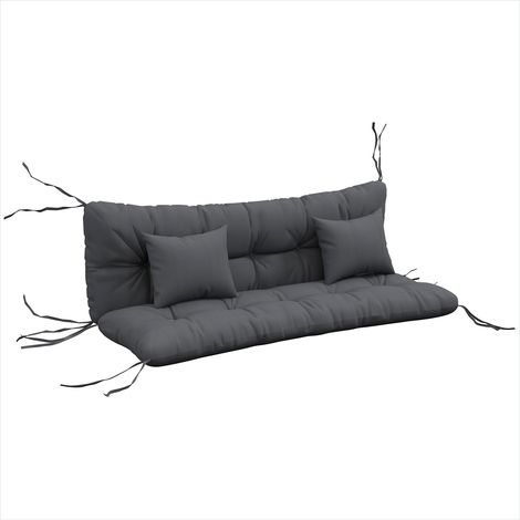 Housse de protection extérieure Coussin de balancelle gris foncé (1/5)