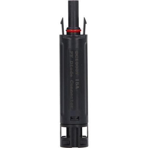 1000V DC Solar-Sicherungsstecker mit Verpolungsschutz Photovoltaik-Solardiodenstecker, geeignet für Photovoltaik-Solarsysteme. (1/5)