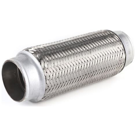 QORVA-Tuyau Flexible d'échappement en acier inoxydable, Tube de réparation de Joint Flexible, accessoires de voiture 51x200mm