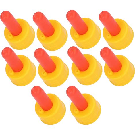 10 Stück Milchtrinknippel für Lämmer, Schafsaufzuchtnippel für verwaiste Kleintiere, rot (1/5)